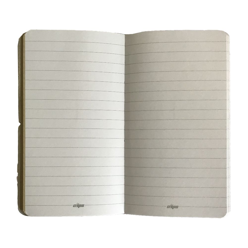 دفترچه یادداشت کش دار جلد چرمی رایس قرمز کلیپس
