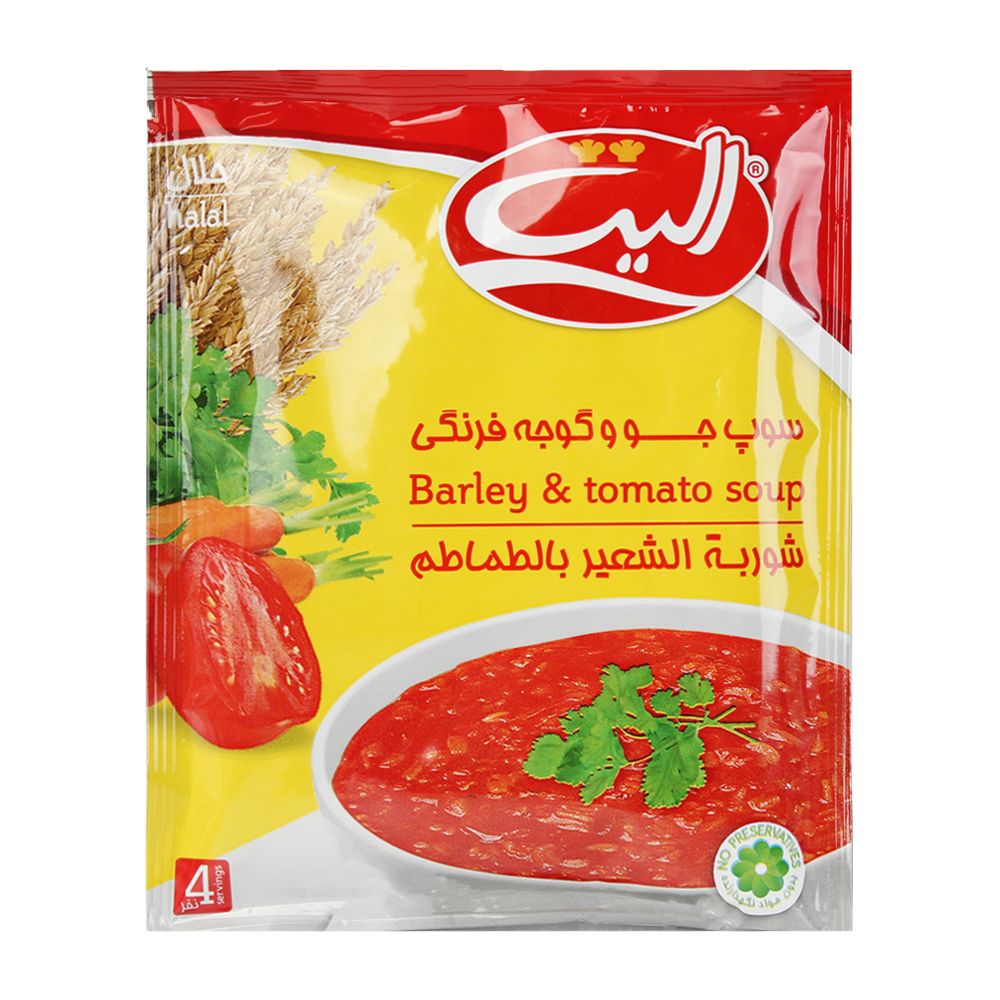 سوپ جو و گوجه فرنگی 65 گرمی الیت