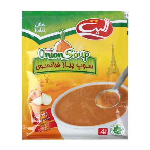 سوپ نیمه آماده پیاز فرانسوی 65 گرمی الیت