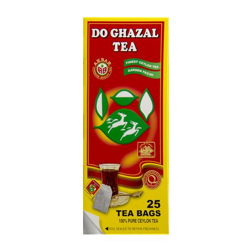 چای کیسه ای ساده 25 عددی دوغزال