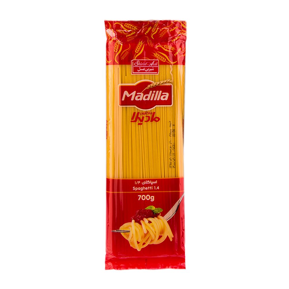 ماکارونی اسپاگتی مادیلا 700 گرمی شیرین عسل
