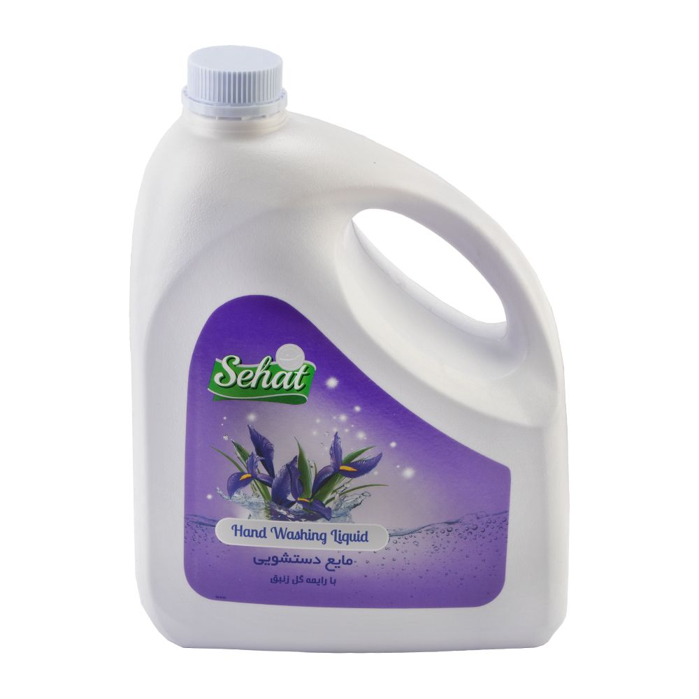 مایع دستشویی معمولی شفاف زنبق 4000 میلی لیتری صحت