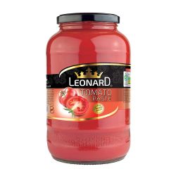 رب گوجه فرنگی شیشه ای 1050 گرمی لئونارد