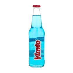 نوشیدنی گازدار شیشه ای تمشک آبی330میلی لیتری ویمتو