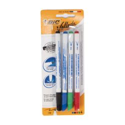 ماژیک وایت برد قلمی چهار رنگ 4عددی بیک