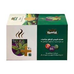 عصاره طبیعی گیاهی چای سبز و به لیمو 14 عددی فامیلا